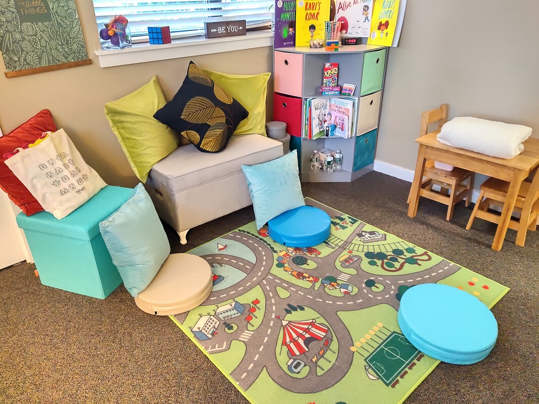Child Play therapy office set up